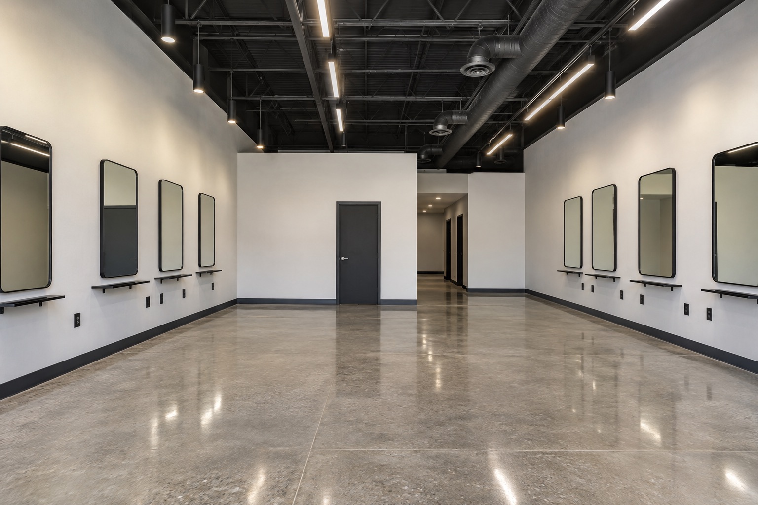 Newly completed small commercial space