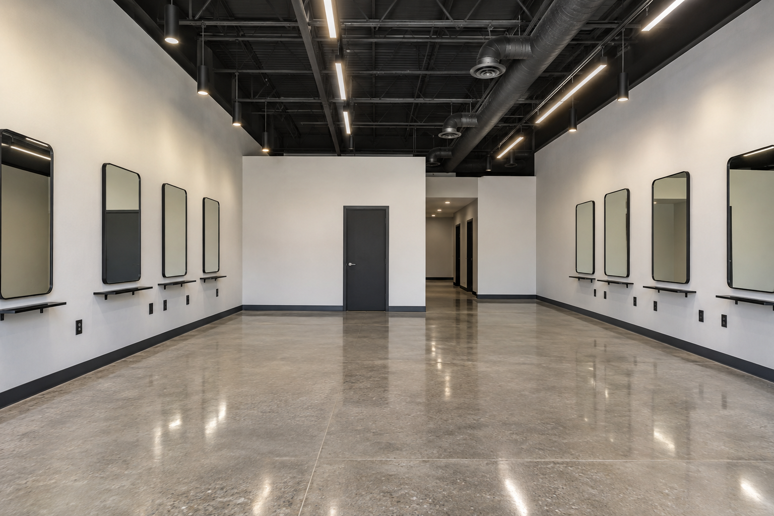 Newly completed small commercial space