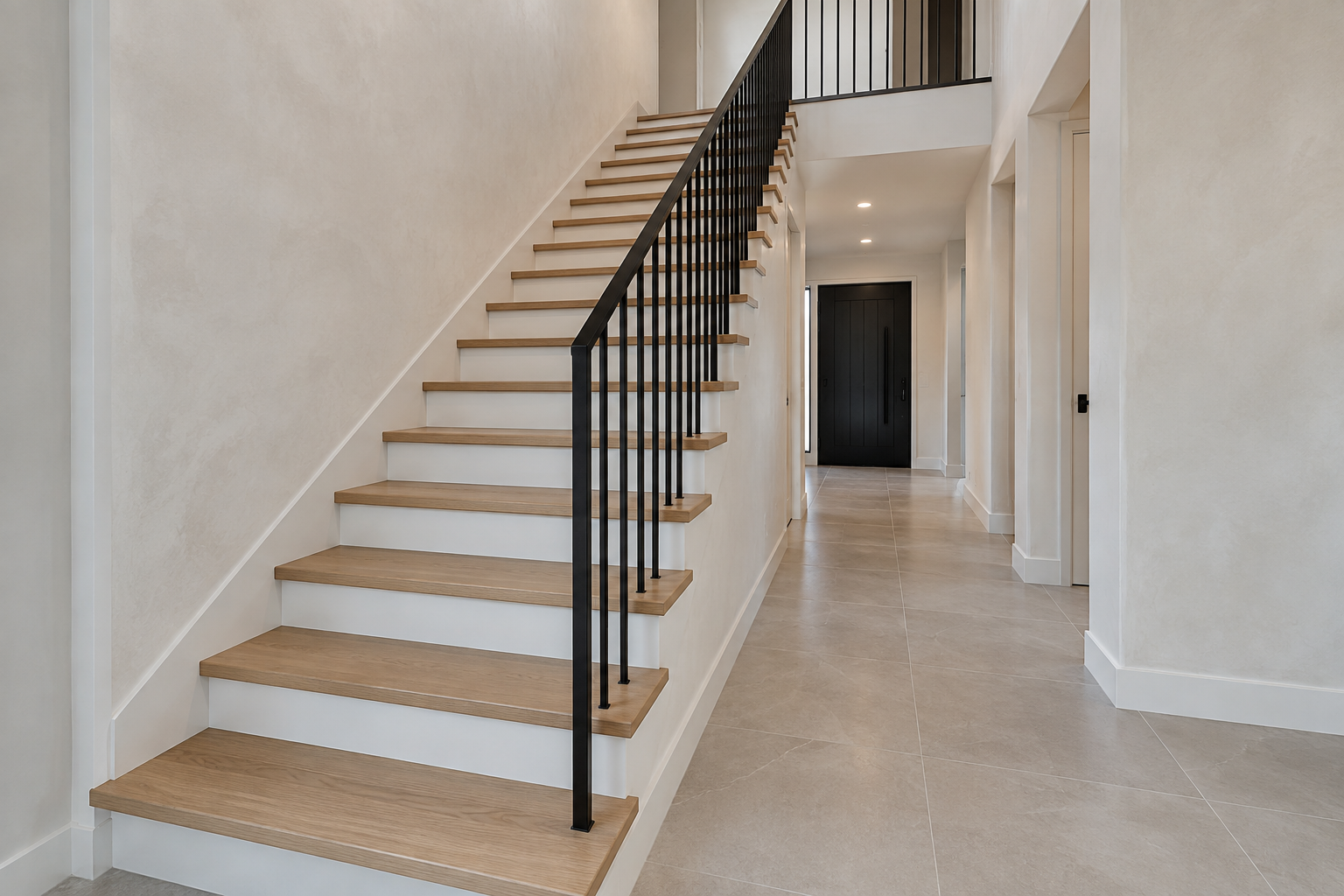 Newly completed entry renovation