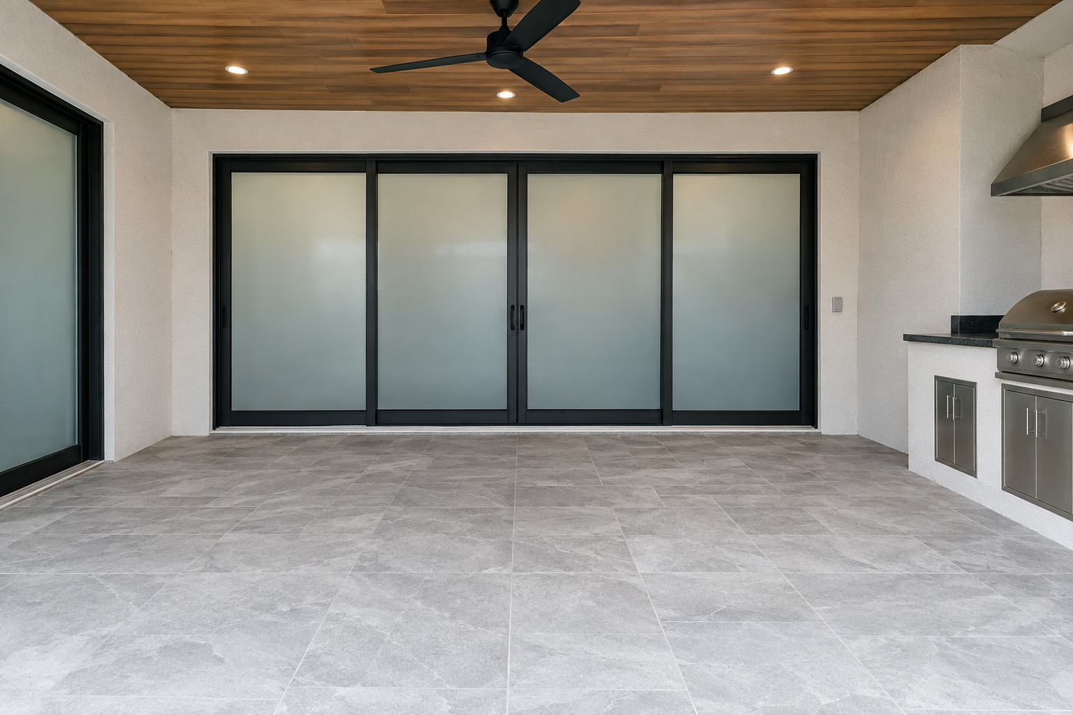 Newly completed residential interior