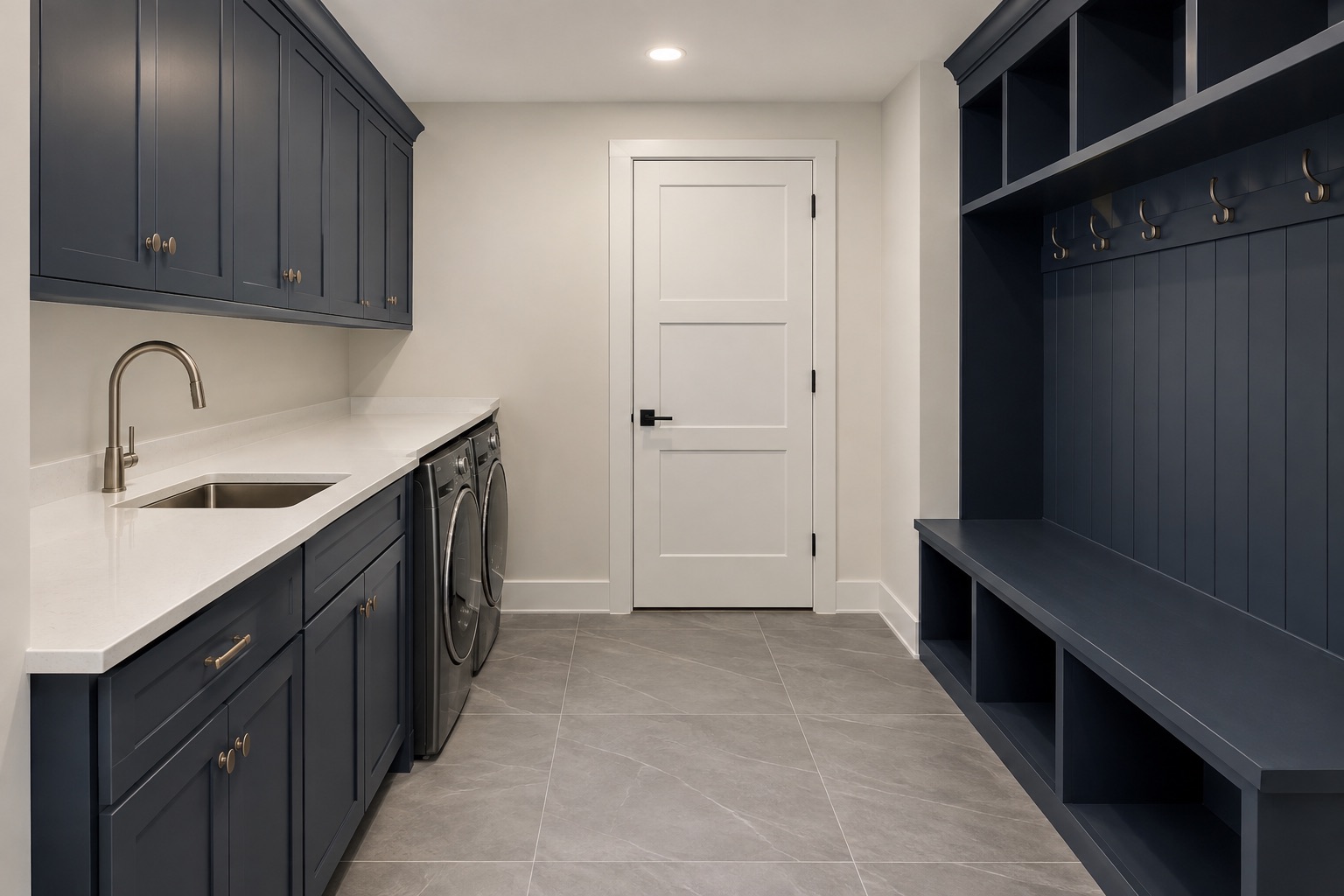 Newly completed laundry remodel