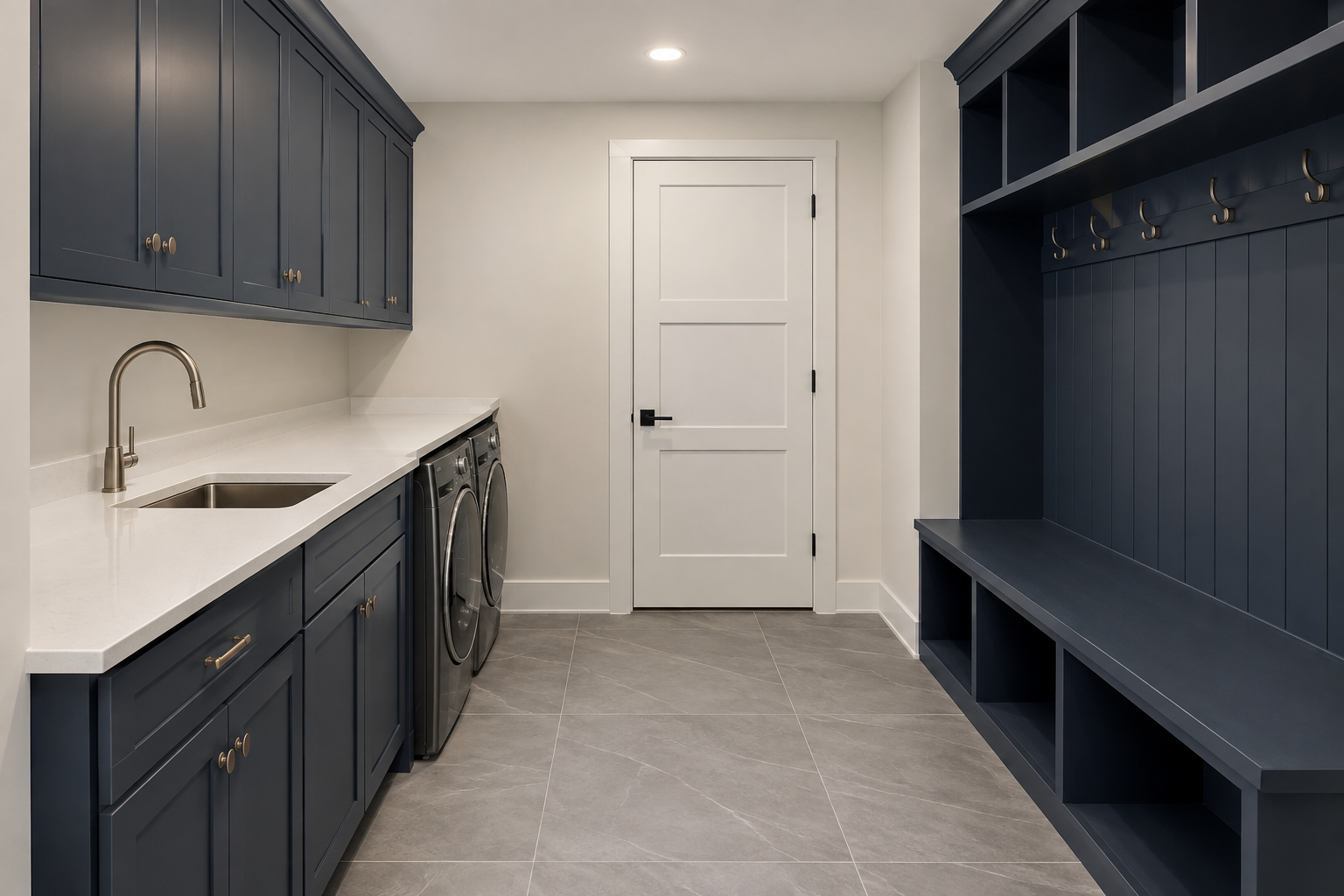 Newly completed laundry remodel